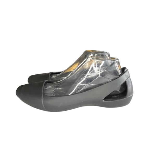Crocs Sienna Womens 10 Iconic Black Slip On Flats Ballet Comfort Slip On Shoes - Picture 1 of 6